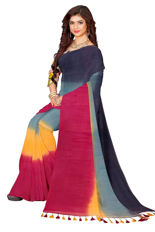 Elevate Your Style with the Soft Mull Cotton Saree in Multicolor
